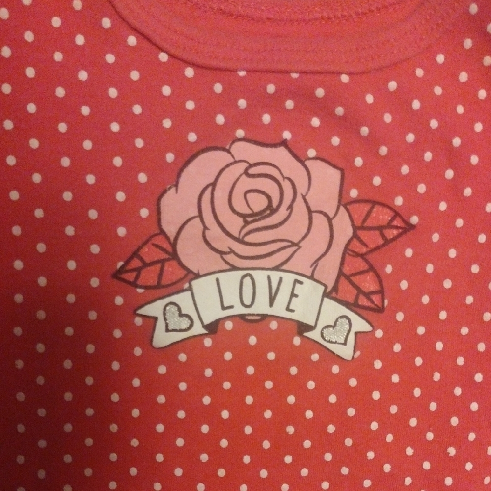 Betsey Johnson Pink and White Polka Dot Bodysuit​​ - Picture 3 of 3